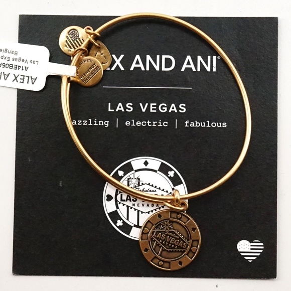 Alex and Ani Las Vegas Charm Bangle - Picture 1 of 1